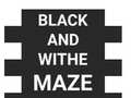 Jeu Maze Black And Withe