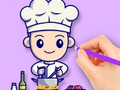 Game Coloring Book: Chef