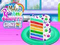 Game Make Rainbow Confetti Cake