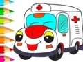 Game Coloring Book: Ambulance