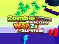Jeu Zombie defense: War Z Survival