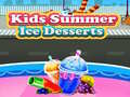 Game Kids Summer Ice Desserts