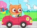 Game Jigsaw Puzzle: Driving Car