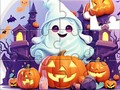 Game Jigsaw Puzzle: Halloween Cute Ghost