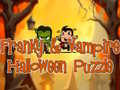 Game Franky & Vampire Halloween Puzzle