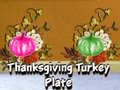 Game Thanksgiving Turkey Plate