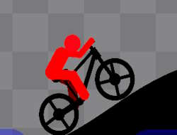 Jeu Stickman, coureur de vélo .