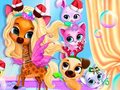 Game Pets Grooming Bubble Party 