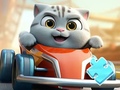 Game Jigsaw Puzzle: Cat Racing Driver