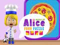 Jeu World of Alice Food Puzzle