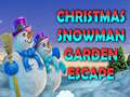 Game Christmas Snowman Garden Escape