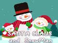 Game Santa Claus and Snowman Jigsaw