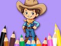 Game Coloring Book: Cowboy