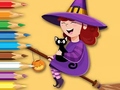 Game Coloring Book: Trainee Witch