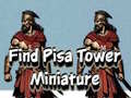 Jeu Find Pisa Tower Miniature