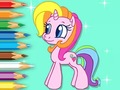 Game Coloring Book: Shining Pony