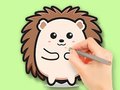 Game Coloring Book: Cute Hedgehog