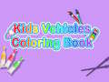 Jeu Kids Vehicles Coloring Book