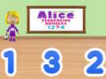 Game World of Alice  Sequencing Numbers