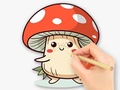 Game Coloring Book: Mushroom