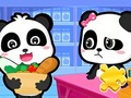 Game Jigsaw Puzzle: Baby Panda Supermarket