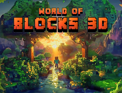 Jeu Monde des blocs 3D .