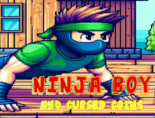 Jeu Ninja Boy et pièces maudites 