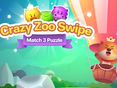 Jeu Crazy Zoo Swipe Match 3 Puzzle
