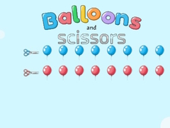 Game Balloons And Scissors