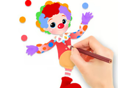 Game Coloring Book: Funny Clown