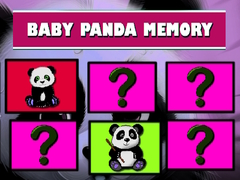 Game Baby Panda Memory