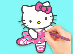 Game Coloring Book: Hello Kitty Dancing