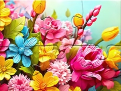 Game Jigsaw Puzzle Flowers