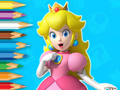 Game Coloring Book: Young Princess Peach