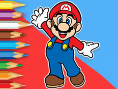 Jeu Coloring Book: Mario Happy Skating