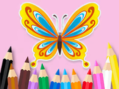 Jeu Coloring Book: Beautiful Butterfly