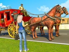 Jeu Horse Cart Transport Taxi Game
