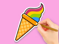 Jeu Coloring Book: Rainbow Ice Cream
