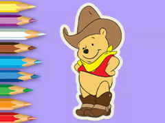 Game Coloring Book: Cowboy Winnie