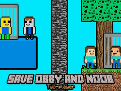 Jeu Save Obby and Noob Two-players