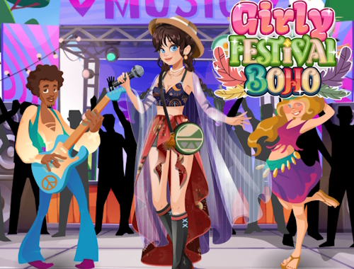 Jeu Festival de filles bohème 