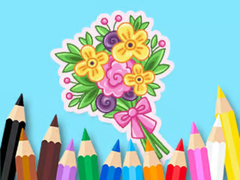 Jeu Coloring Book: Love Bouquet