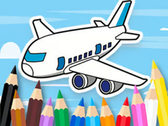 Jeu Coloring Book: Flying Airplane