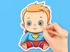 Jeu Coloring Book: Cute Super Baby