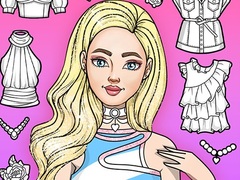 Jeu Girl Coloring Dress Up Games