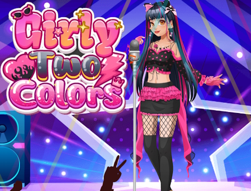 Jeu Girly deux couleurs .