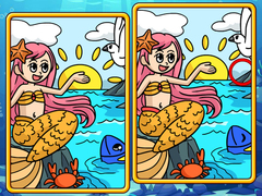 Jeu Mermaids Spot The Differences