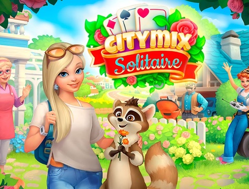 Jeu Ville Mix Solitaire 