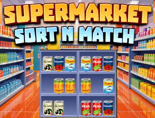 Jeu Supermarché Trier et Match .