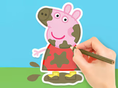 Jeu Coloring Book: Peppa In The Mud